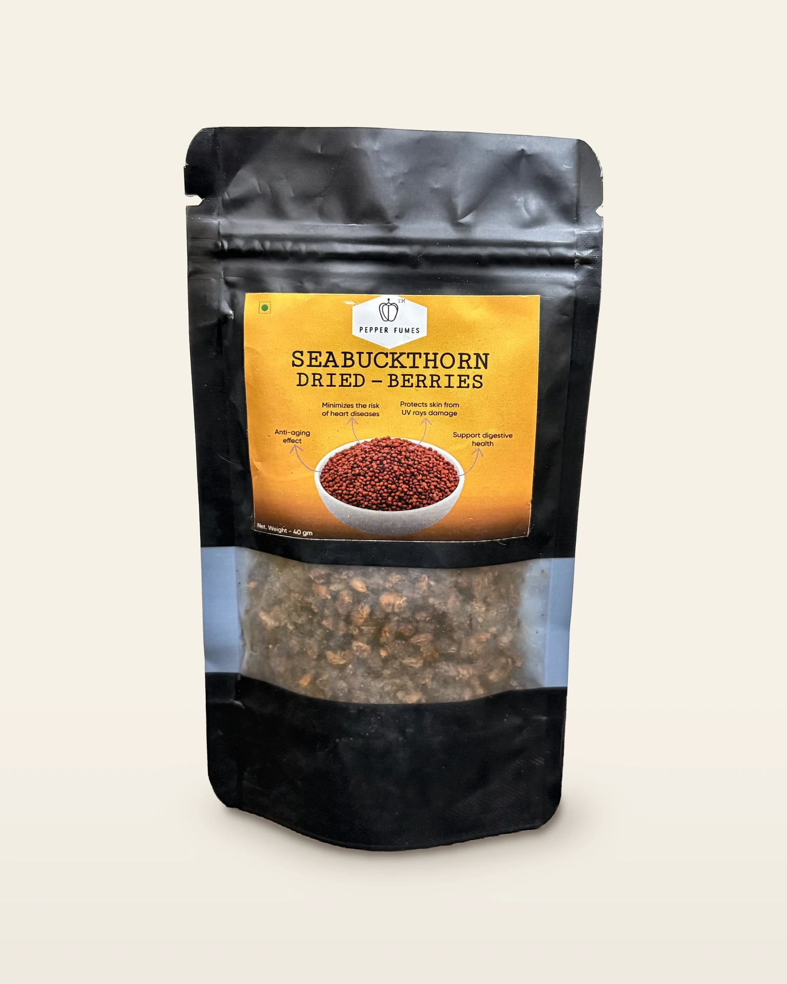 Seabuckthorn Dried Berries 40 g - photo 2