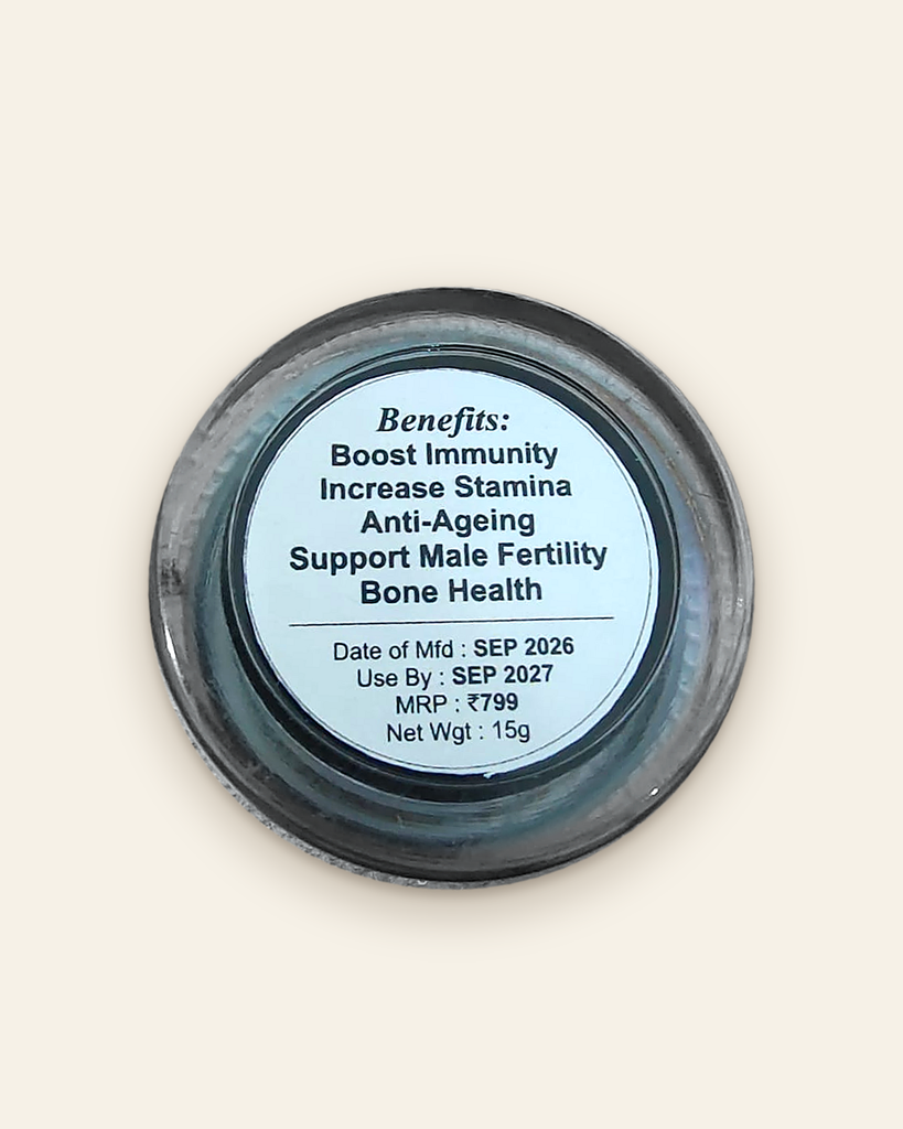 Pure Ladakhi Shilajit - back label