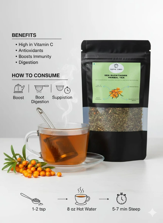 Seabuckthorn Herbal Tea